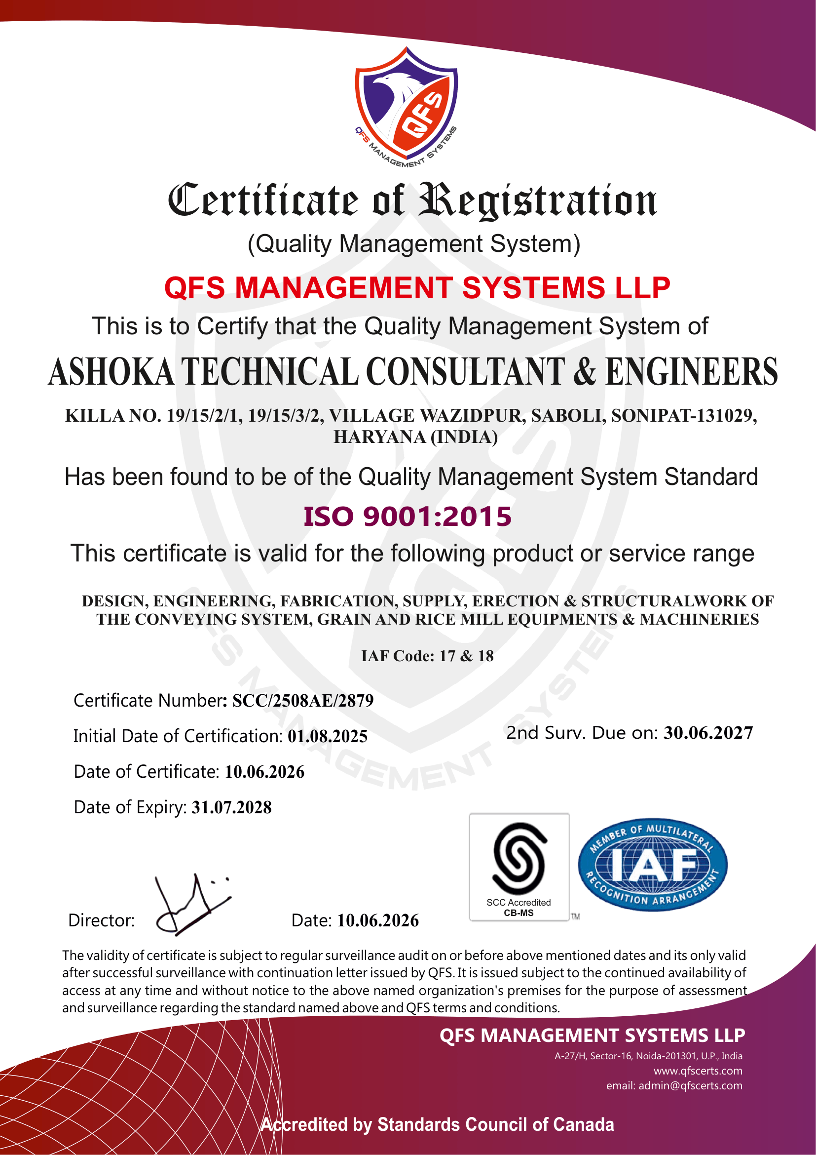 Company Certification 1